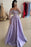 Dazzling Off-the-Shoulder Beaded Sequins Satin A-Line Prom Dress