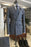 Frederick Deep Gray Striped Peaked Lapel Double Breasted Formal Business Suits