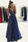 Deep V-Neck Prom Dress With Pockets