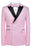 Jonathan Double Breasted Pink Jacquard Three Pieces New Arrival Prom Suits