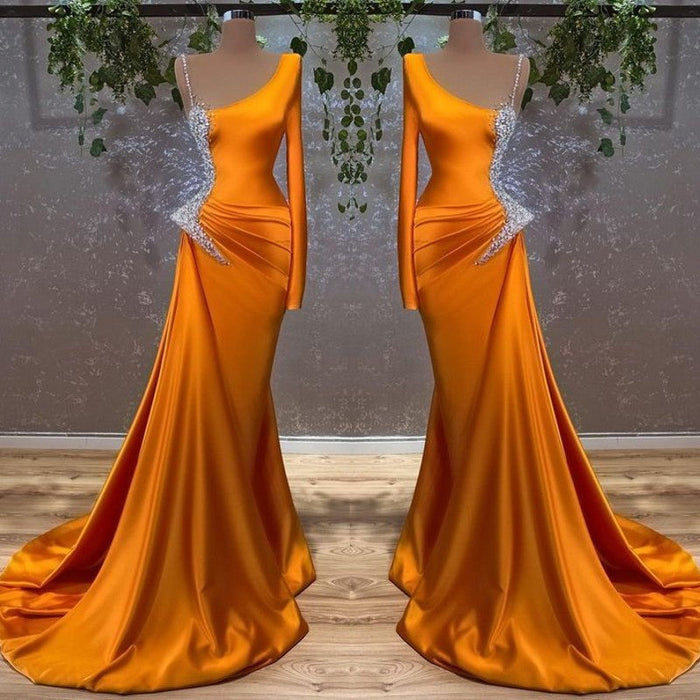 Burnt orange long formal dresses hotsell