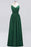 Bridelily Elegant Spaghetti Straps Long Bridesmaid Dress Lace V-Neck Maid of Honor Dress