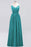 Bridelily Elegant Spaghetti Straps Long Bridesmaid Dress Lace V-Neck Maid of Honor Dress