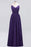 Bridelily Elegant Spaghetti Straps Long Bridesmaid Dress Lace V-Neck Maid of Honor Dress