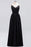 Bridelily Elegant Spaghetti Straps Long Bridesmaid Dress Lace V-Neck Maid of Honor Dress