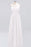 Bridelily Elegant Spaghetti Straps Long Bridesmaid Dress Lace V-Neck Maid of Honor Dress