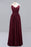 Bridelily Elegant Spaghetti Straps Long Bridesmaid Dress Lace V-Neck Maid of Honor Dress