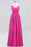 Bridelily Elegant Spaghetti Straps Long Bridesmaid Dress Lace V-Neck Maid of Honor Dress