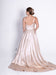 Elegant Dark Navy A-Line Spaghetti Straps Sleeveless Satin Prom Dresses - Prom Dresses
