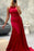 Elegant Jewel Strapless Mermaid Long Prom Dress With Pleated