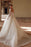 Elegant Long Sleeves Beaded Appliques Lace A-Line Square-Neck Wedding Dress