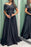 Elegant Off-shoulder Long Evening Dress with Pleats - On Sale