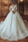 Elegant Off-the-Shoulder A-Line Appliques Lace Floor-Length Wedding Dress