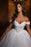 Elegant Off-the-Shoulder Appliques Lace A-Line Tulle Lace Wedding Dress