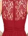 Elegant Round Neck Chiffon Formal Dress Sleveless Aline Evening Dress Floor Length - Prom Dresses