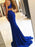 Elegant Royal Blue Mermaid Prom Dress