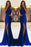 Elegant Royal Blue Mermaid Prom Dress