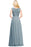 Elegant Scoop Neck Sleeveless A-Line Chiffon Evening Dress Floral lace Long Formal Dress - Prom Dresses