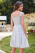 Elegant Scoop Neck Tulle Lace Short Homecoming Dress Sleeveless Appliques Mini Party Dress - Prom Dresses