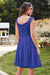 Elegant Scoop Neck Tulle Lace Short Homecoming Dress Sleeveless Appliques Mini Party Dress - Prom Dresses