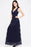 Elegant Sleeveless Bridesmaid Dress Floral Lace V-Neck Ankle Length Evening Dresses - Prom Dresses