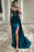 Elegant Spaghetti Strap Prom Dress, Sweetheart Split with Beads