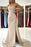 Elegant Strapless Mermaid Evening Dress with Split