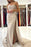 Elegant Strapless Mermaid Evening Dress with Split