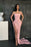 Elegant Strapless Mermaid Long Evening Dress Featuring a Stylish Split