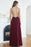 Elegant V-Neck Chiffon Long Evening Dress Sleeveless Gold Appliques Aline Special Occasion Dress - Prom Dresses