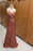 Elegant V-Neck Spaghetti-Strap Mermaid Evening Dress