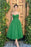 Emerald Spaghetti-Straps Short Prom Dress with Strapless