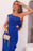 Exquisite Royal Blue One-Shoulder Prom Dress with Elegant Ruffles Online