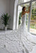 Exquisite Spaghetti Straps Mermaid Floral Wedding Dress with Train - wedding dress