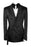 Leif Fancy Black Shawl Lapel Double Breasted Wedding Suits