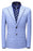 Julian Sky Blue Peaked Lapel Two Pieces Fancy Business Suits