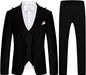Humphrey Formal Black Peaked Lapel Men Suits For Business