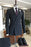 Gary Formal Navy Blue Peaked Lapel Double Breasted Striped Business Suits