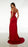 Formal Prom Dress Halter Open Back Long Straight with High Slit