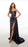 Formal Prom Dress Halter Open Back Long Straight with High Slit