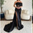 Glamorous Black Strapless Sequin Mermaid Prom Dress