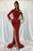 Glamorous One-Shoulder Mermaid Prom Gown with Dazzling Sequins and Sultry Split