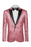 Elliot Fancy Pink Sequins Peaked Lapel Prom Suits For Men