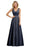 Gorgeous Aline Evening Dress Sleeveless Lace Appliques Bridesmaid Dress - Navy Blue / US 2 - Prom Dresses