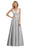 Gorgeous Aline Evening Dress Sleeveless Lace Appliques Bridesmaid Dress - Silver / US 2 - Prom Dresses