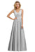 Gorgeous Aline Evening Dress Sleeveless Lace Appliques Bridesmaid Dress - Silver / US 2 - Prom Dresses