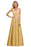 Gorgeous Aline Evening Dress Sleeveless Lace Appliques Bridesmaid Dress - Gold / US 2 - Prom Dresses