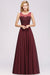 Bridelily Gorgeous Lace Jewel Affordable Pink Bridesmaid Dress with Beadings