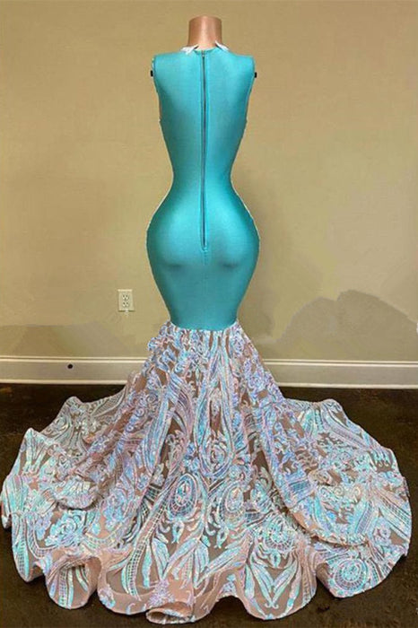 Gorgeous Sleeveless Lace Mermaid Prom Dress Long