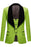 Lou Stylish Green Three Pieces Jacquard Wedding Suits With Black Velvet Shawl Lapel